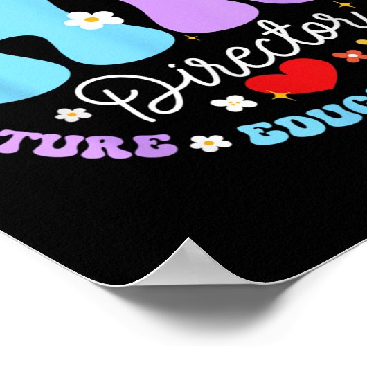 Human Resources HR Directeur Waardering van medewe Poster (Hoek)