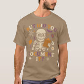Human Resources HR Halloween But Did You Document  T-shirt (Voorkant)