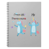 Human Resources HR Unicorn Funny Notitieboek (Voorkant)