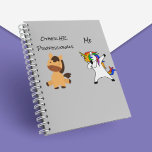 Human Resources HR Unicorn Horse Funny Notitieboek<br><div class="desc">Dit ontwerp is gemaakt met behulp van digitale kunst. Het kan in het gebied worden aangepast door de klik aan te passen en de naam, initialen of woorden aan te passen. U kunt de tekstkleur en de stijl ook veranderen of de tekst voor een slechts ontwerp van het afbeelding schrappen....</div>