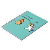 Human Resources HR Unicorn Horse Funny Notitieboek (Linkerzijde)