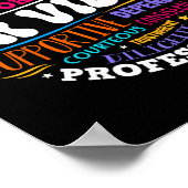 Human Resources Hr Vibes Analyst Employee Apprecia Poster (Hoek)