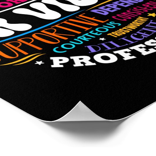 Human Resources Hr Vibes Analyst Employee Apprecia Poster (Hoek)