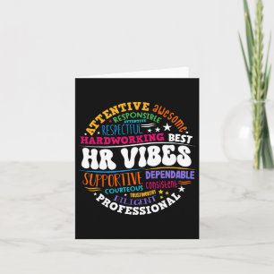 Human Resources HR vibes analyst Werknemer Appreci Kaart