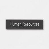 Human Resources Kantoor deurteken Deurbordje (Voorkant)
