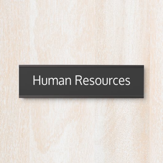Human Resources Kantoor deurteken Deurbordje (Voorkant)