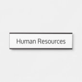 Human Resources Kantoor deurteken Deurbordje (Voorkant)