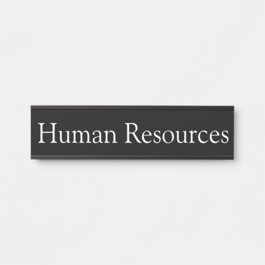 Human Resources Kantoor deurteken Deurbordje (Voorkant)