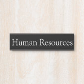 Human Resources Kantoor deurteken Deurbordje (Voorkant)