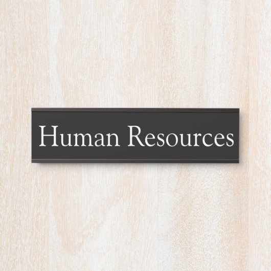 Human Resources Kantoor deurteken Deurbordje (Voorkant)