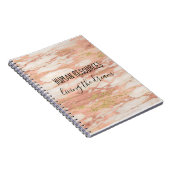 Human Resources Living the Dream Marble Notitieboek (Rechterzijde)