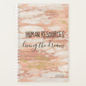 Human Resources Living the Dream Office Humor Planner (Voorkant)
