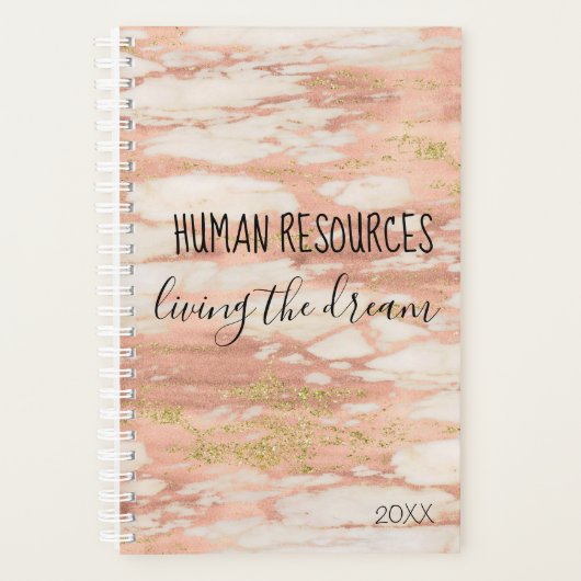 Human Resources Living the Dream Office Humor Planner (Voorkant)
