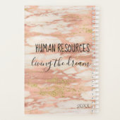 Human Resources Living the Dream Office Humor Planner (Achterkant)