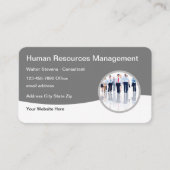 Human Resources Management Modern Visitekaartje (Voorkant)