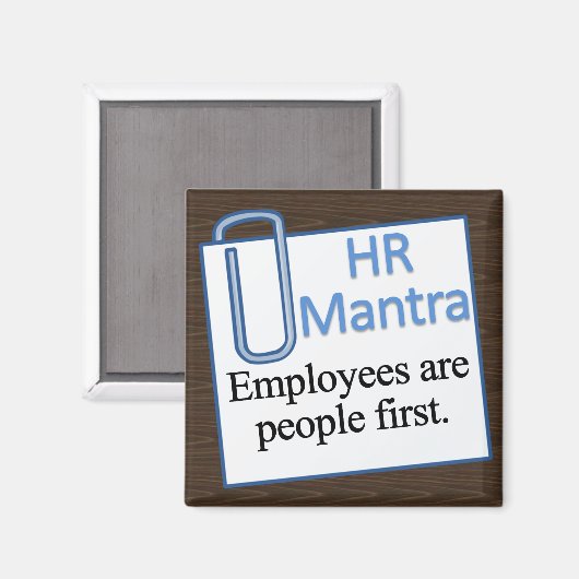 Human Resources Mantra Magneet (Voorkant / Achterkant)