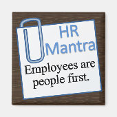 Human Resources Mantra Magneet (Voorkant)
