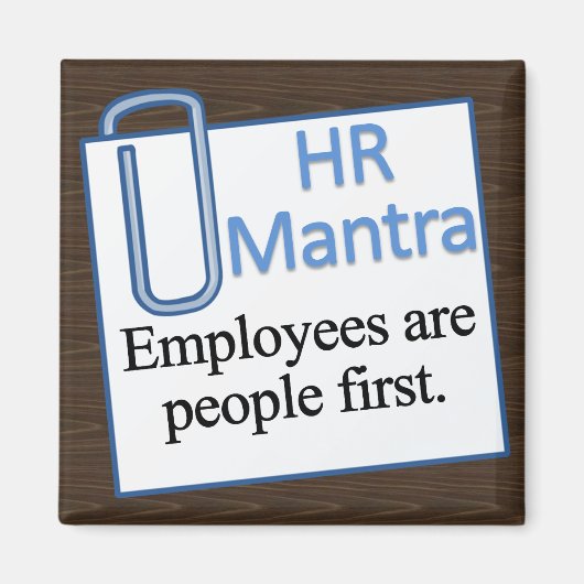 Human Resources Mantra Magneet (Voorkant)