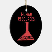 Human Resources Nightmare Funny Kantoor Medewerker Keramisch Ornament (Rechts)