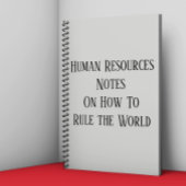 Human Resources Notes Over Hoe de wereld te regere Notitieboek
