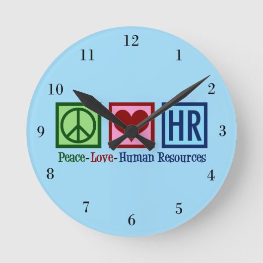 Human Resources Peace Love HR Kantoor Rep Ronde Klok (Voorkant)
