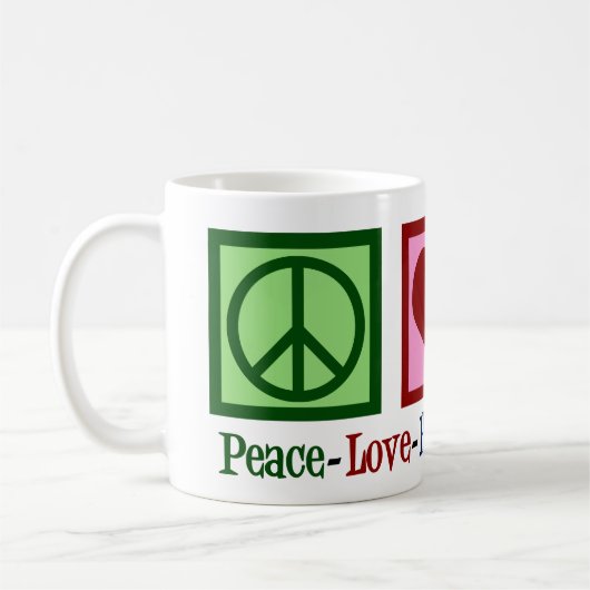 Human Resources Peace Love HR Koffiemok (Links)