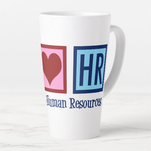 Human Resources Peace Love HR Latte Mok (Rechterhoek)