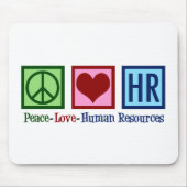 Human Resources Peace Love HR Muismat (Voorkant)