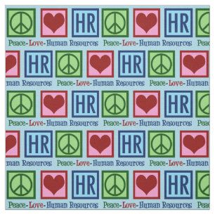 Human Resources Peace Love HR Stof