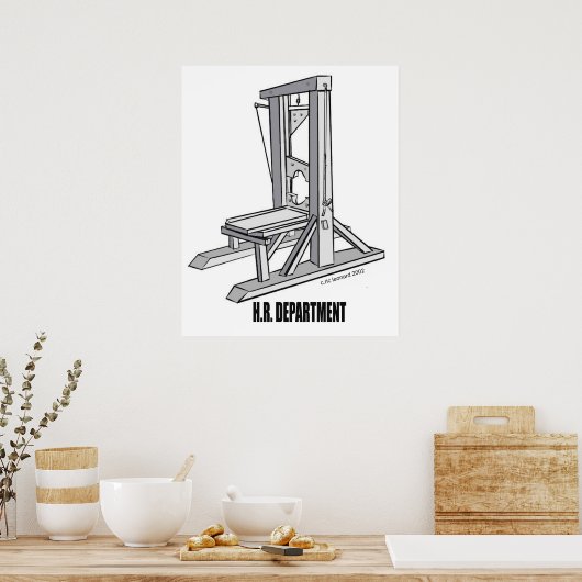 Human Resources Satire Poster (Keuken)