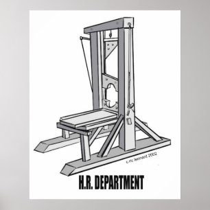 Human Resources Satire Poster