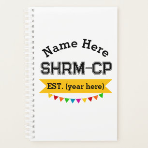 Human Resources SHRM-CP gepersonaliseerde gift Planner