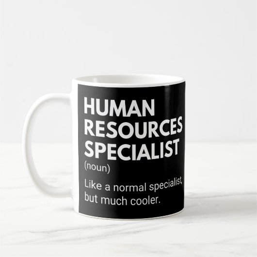 Human Resources Specialist Funny HR Expert Gezegde Koffiemok (Links)