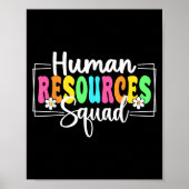 Human Resources Squad Back To School Hr Crew Poster (Voorkant)