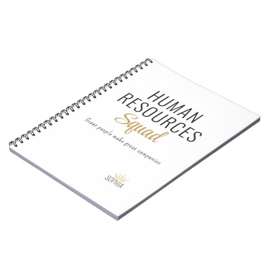 Human Resources Squad – Personalized Notebook Notitieboek (Linkerzijde)