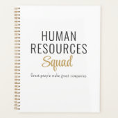 Human Resources-team met motiverende quote Planner (Voorkant)