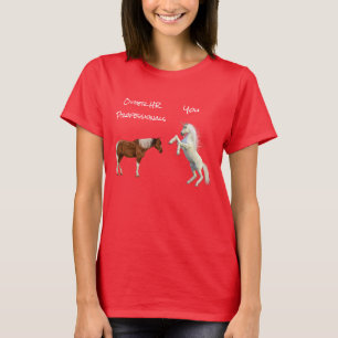 Human Resources Unicorn Grappig Paard HR gift T-shirt