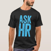 Human Resources Vraag Medewerker Swagazon H.R. As T-shirt (Voorkant)
