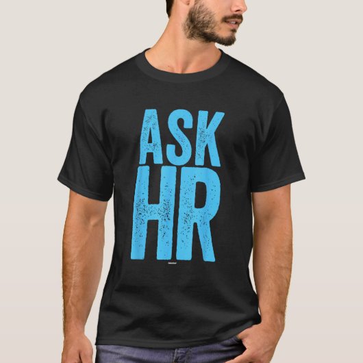Human Resources Vraag Medewerker Swagazon H.R. As T-shirt (Voorkant)
