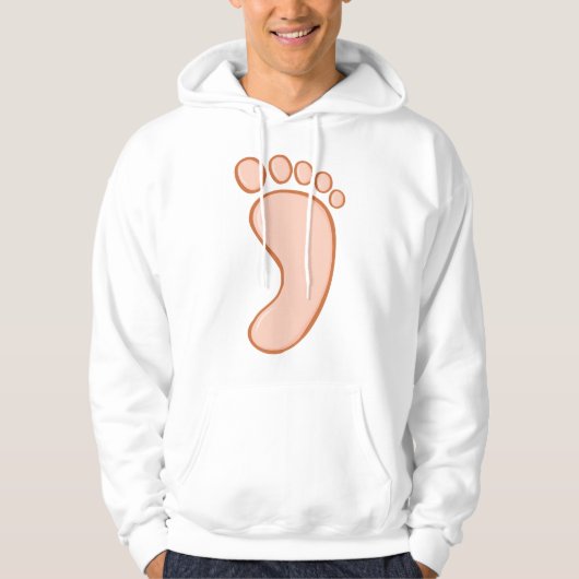 Human Rights Foot Hoodie (Voorkant)