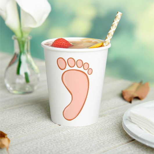 Human Rights Foot Papieren Bekers