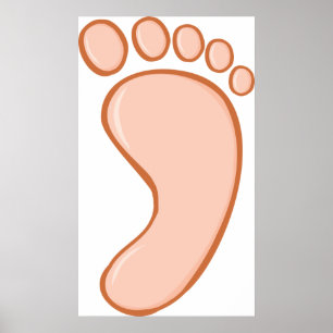 Human Rights Foot Poster