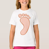 Human Rights Foot T-shirt (Voorkant)