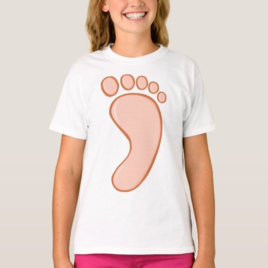 Human Rights Foot T-shirt (Voorkant)