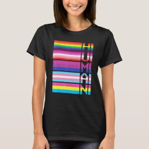 Human Rights Lgbtqia Rainbow Lgbt Flag Support Pri T-shirt