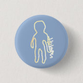 ■□　Human □■ Ronde Button 3,2 Cm (Voorkant)