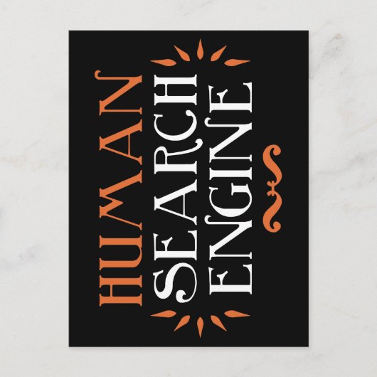 Human Search Engine Briefkaart (Voorkant)