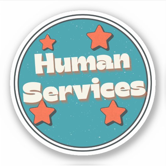 Human Services Sticker (Voorkant)