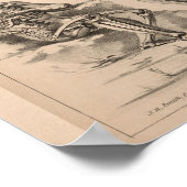 Human Skeleton  Anatomy Art Print 1827 (Hoek)