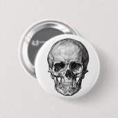 Human Skull Button (Voorkant /achterkant)